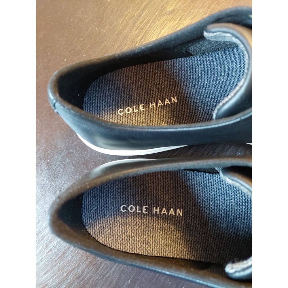 Cole Haan Men's Grand Crosscourt II Black Leather Sneakers US 9.5M NEW! C27974 - Picture 10 of 10